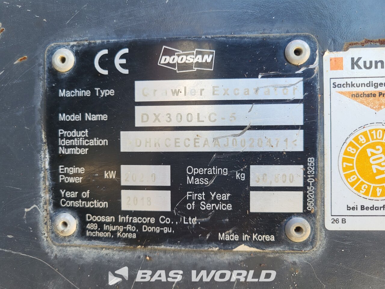 Other : Doosan DX300 LC-5 Pelle sur chenilles
