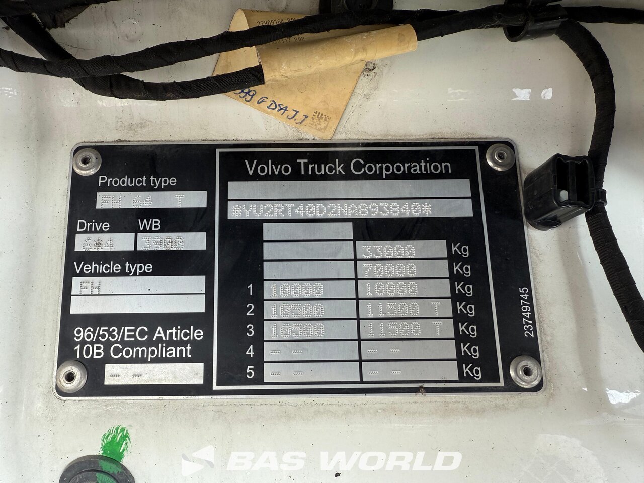 Other : Volvo FH 500 6X4 Tracteur routier