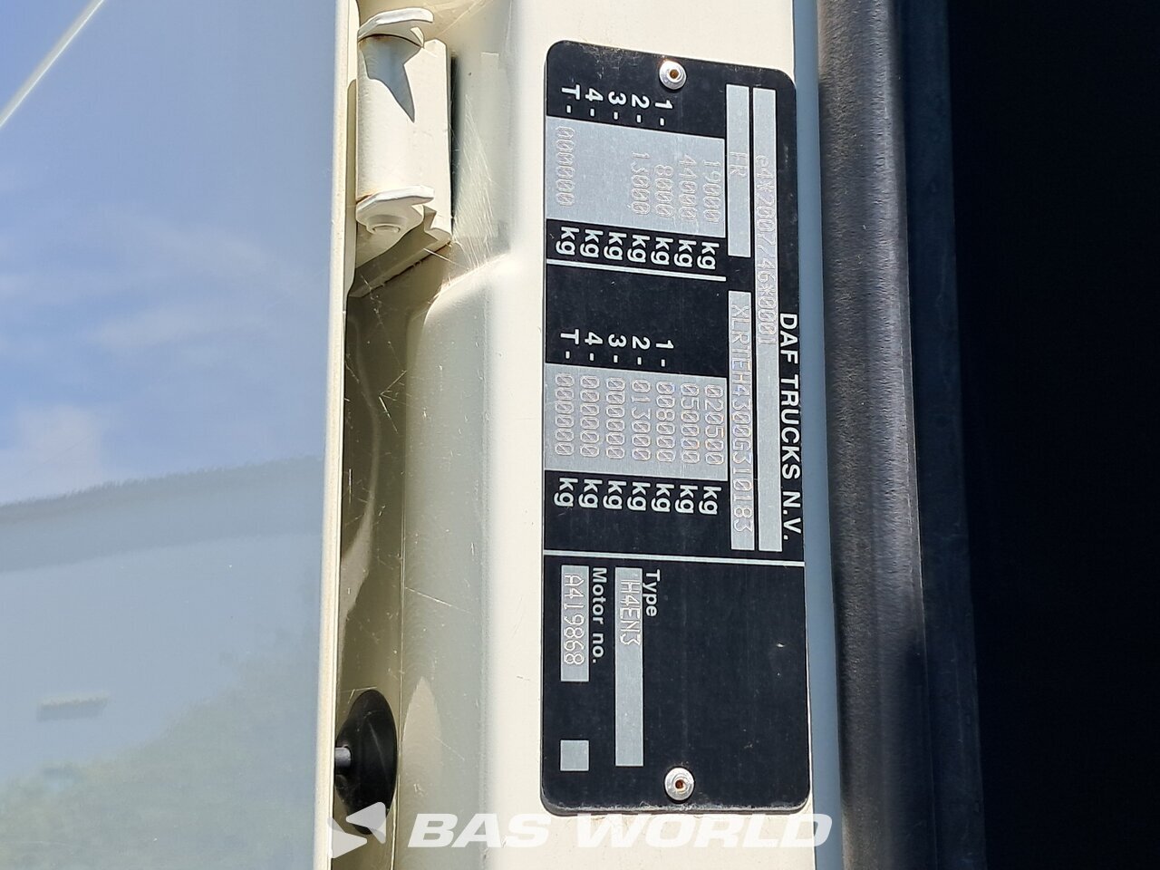 VIN : DAF XF 480 4X2 Tracteur routier