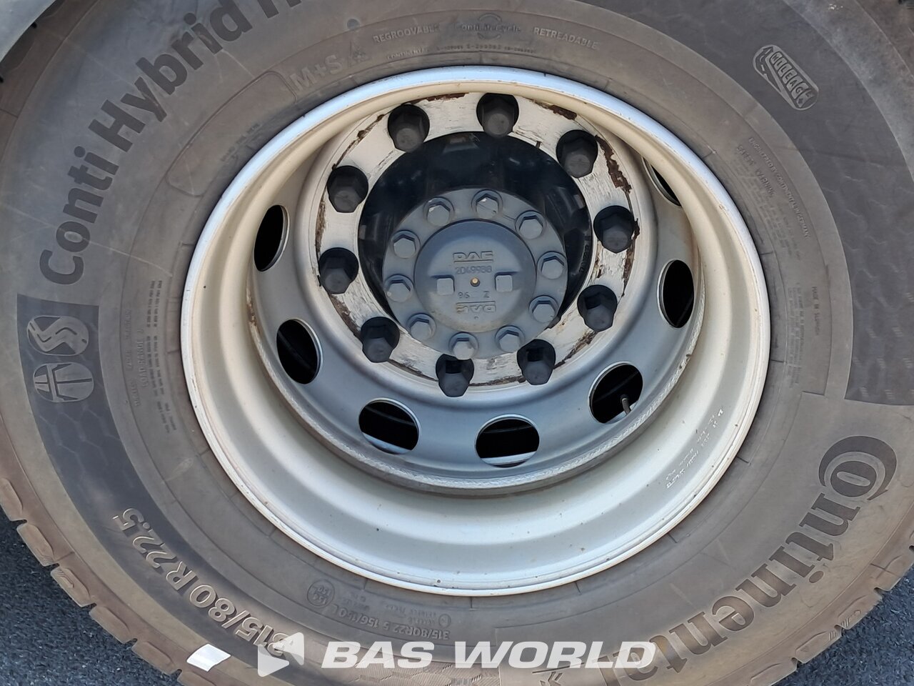 Axle overview : DAF XF 480 4X2 Tracteur routier