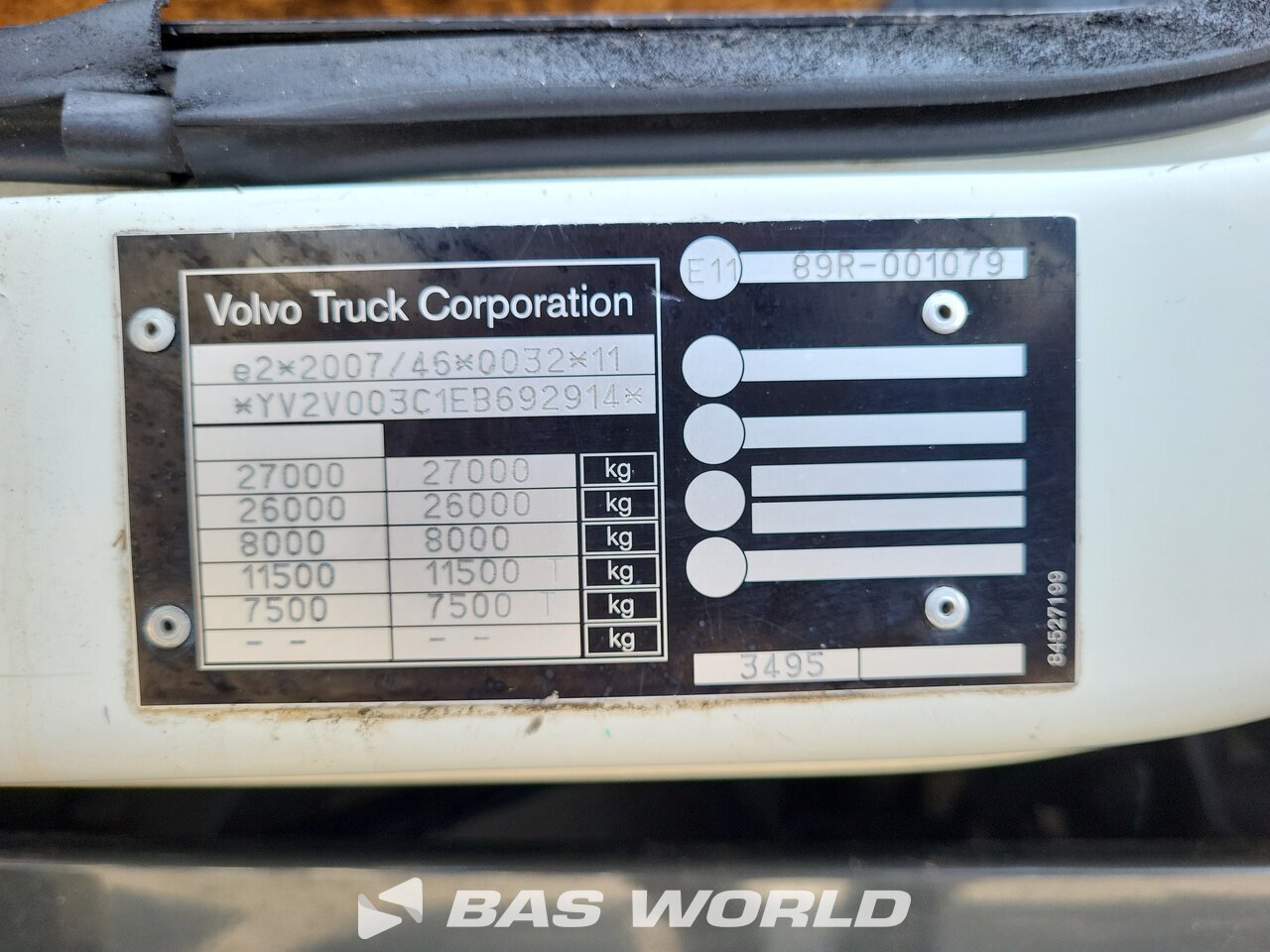 Other : Volvo FE 320 6X2 Zoeller. Type: MEDXL0A Camion d'ordures
