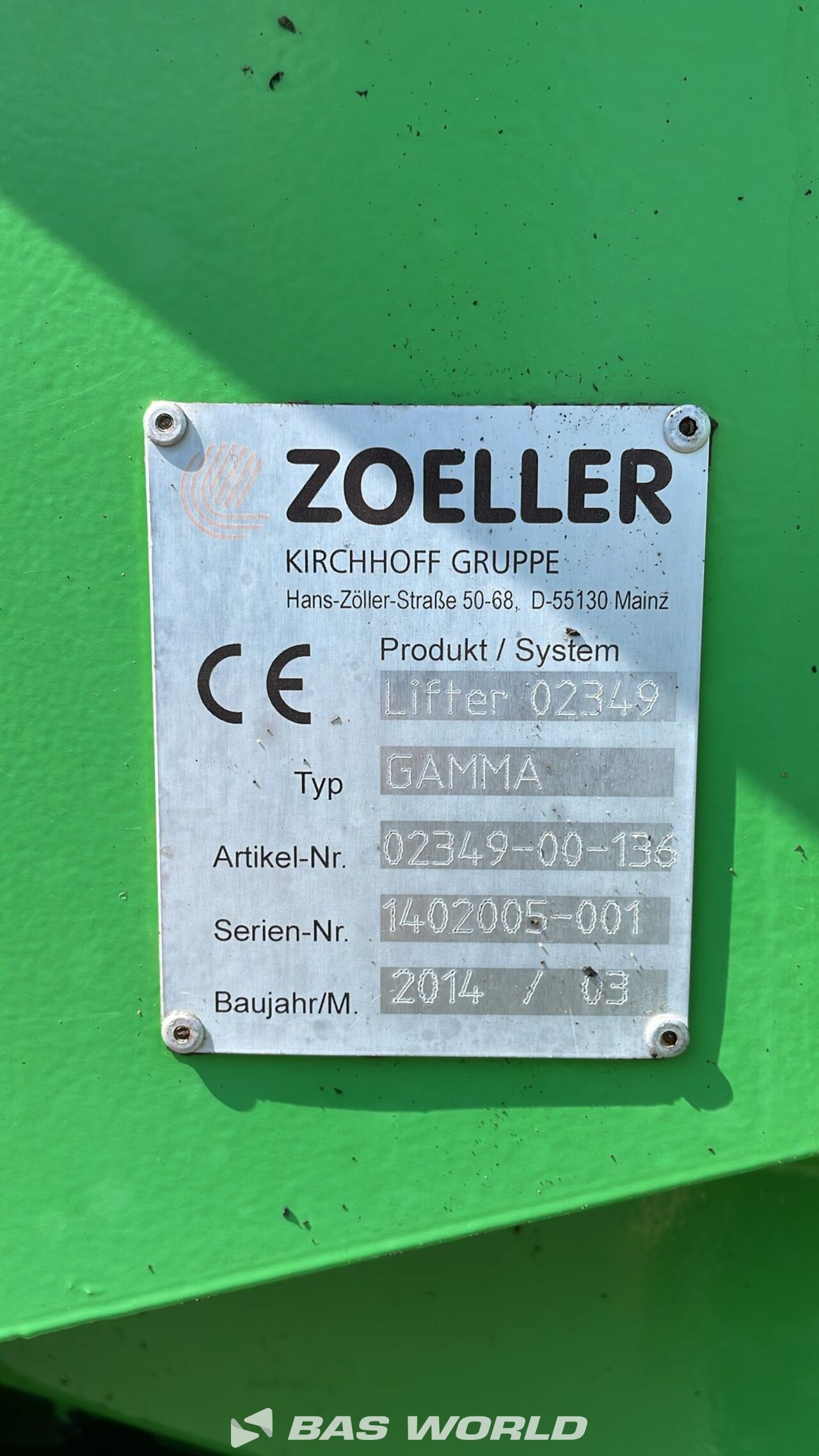 Other : Volvo FE 320 6X2 Zoeller. Type: MEDXL0A Camion d'ordures