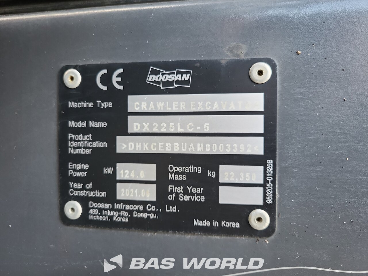 Other : Doosan DX225 LC-5 Pelle sur chenilles