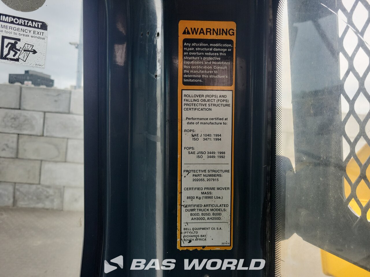 Other : Bell B25 D Tombereau