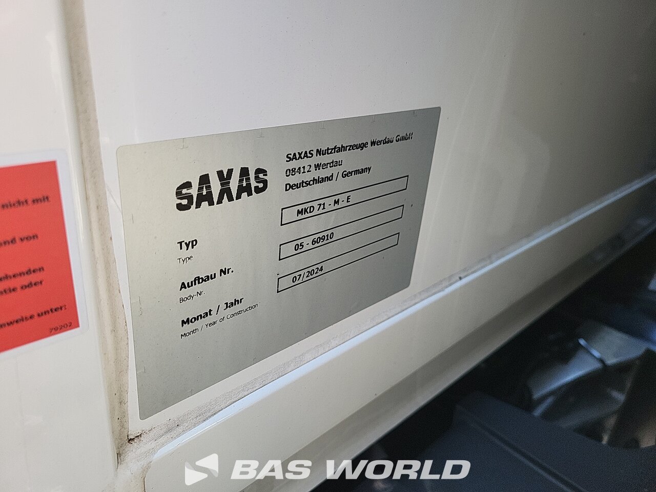 Other : MAN TGL 12.250 4X2 Saxas Type: MKD 71-M-E Carrosseries fourgons