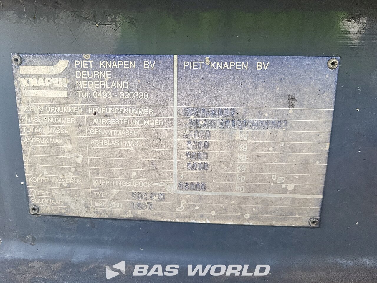 Other : Knapen Semi-remorque Benne