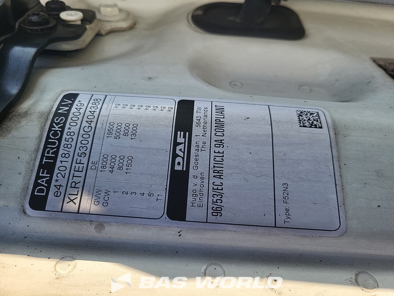 Other : DAF XG+ 530 4X2 Tracteur routier