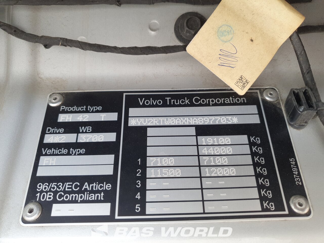 Other : Volvo FH 420 4X2 Tracteur routier