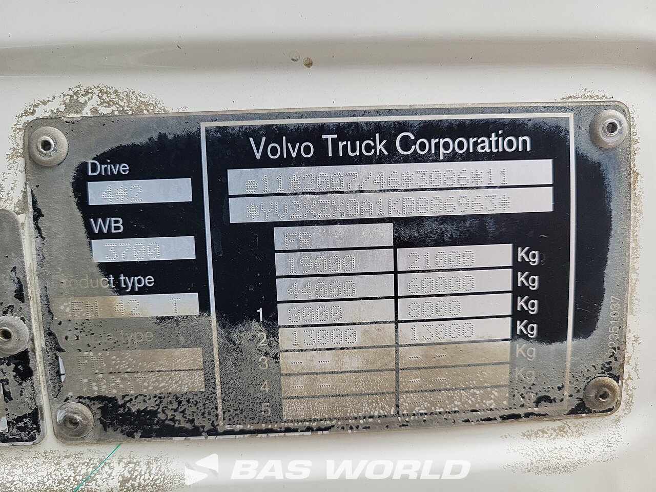 Other : Volvo FMX 450 4X2 Tracteur routier