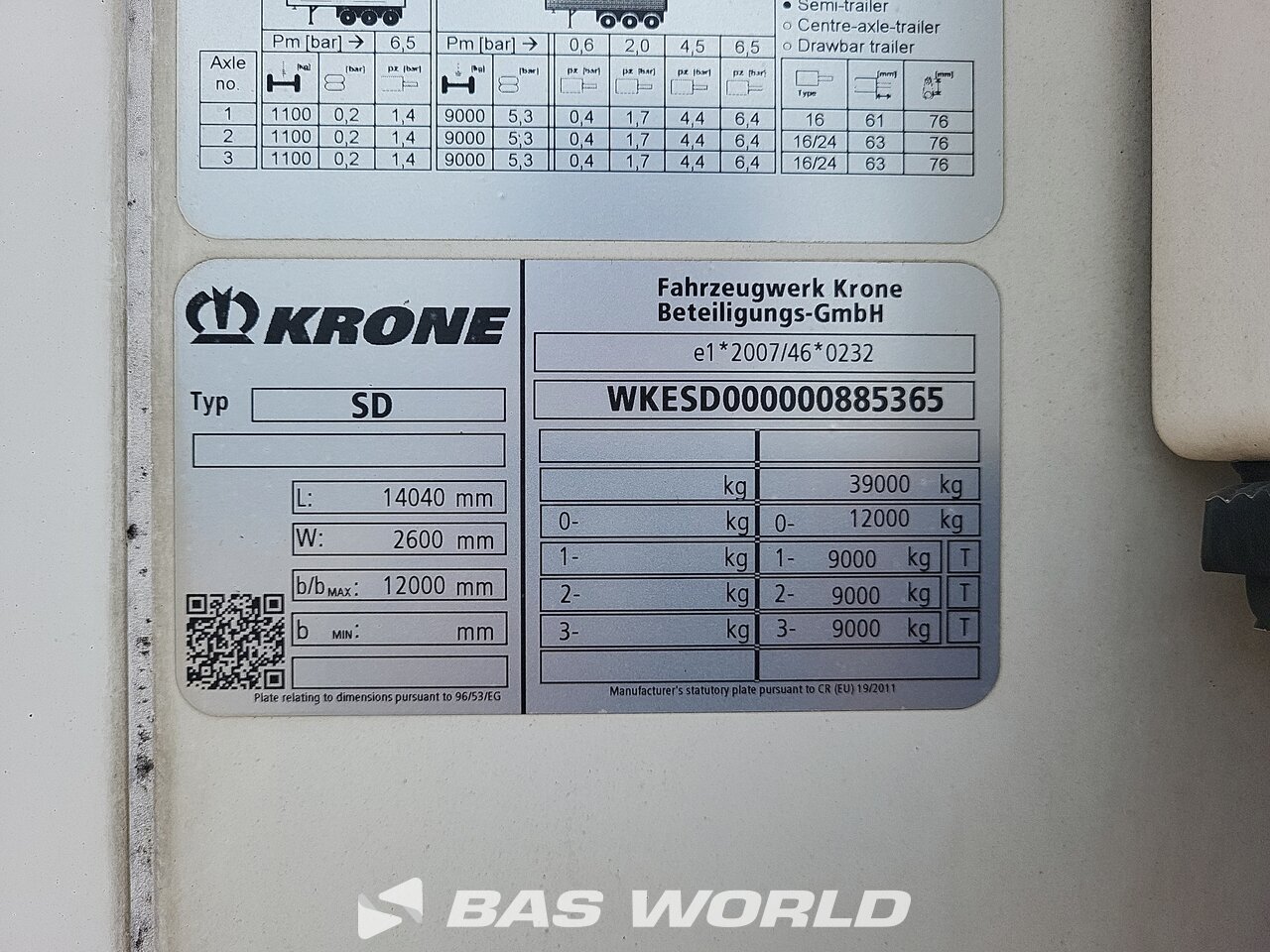 Other : Krone Semi-remorque frigorifique