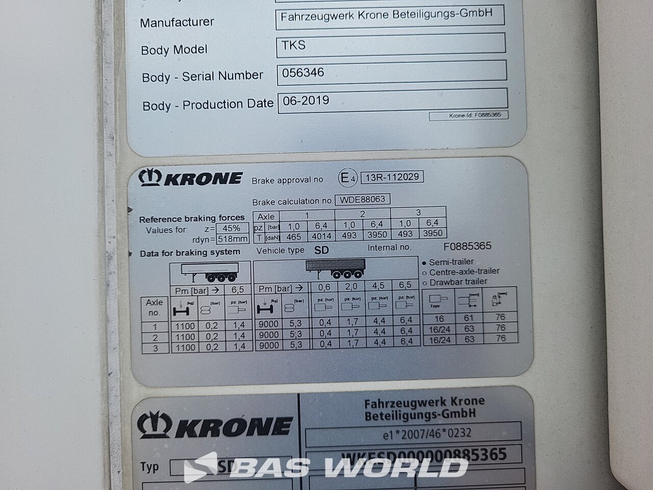 Other : Krone Semi-remorque frigorifique