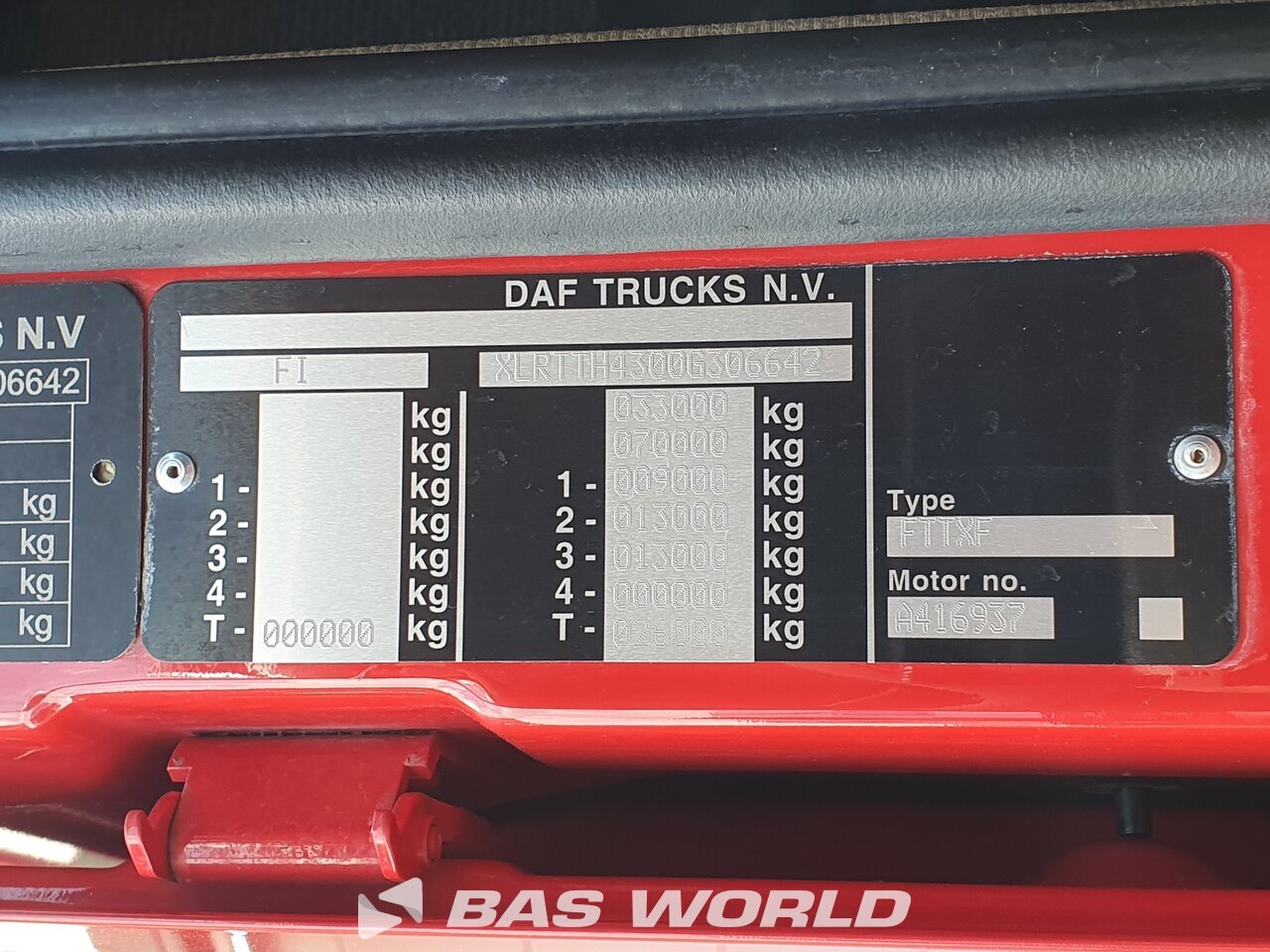 Other : DAF XF 530 6X4 Tracteur routier