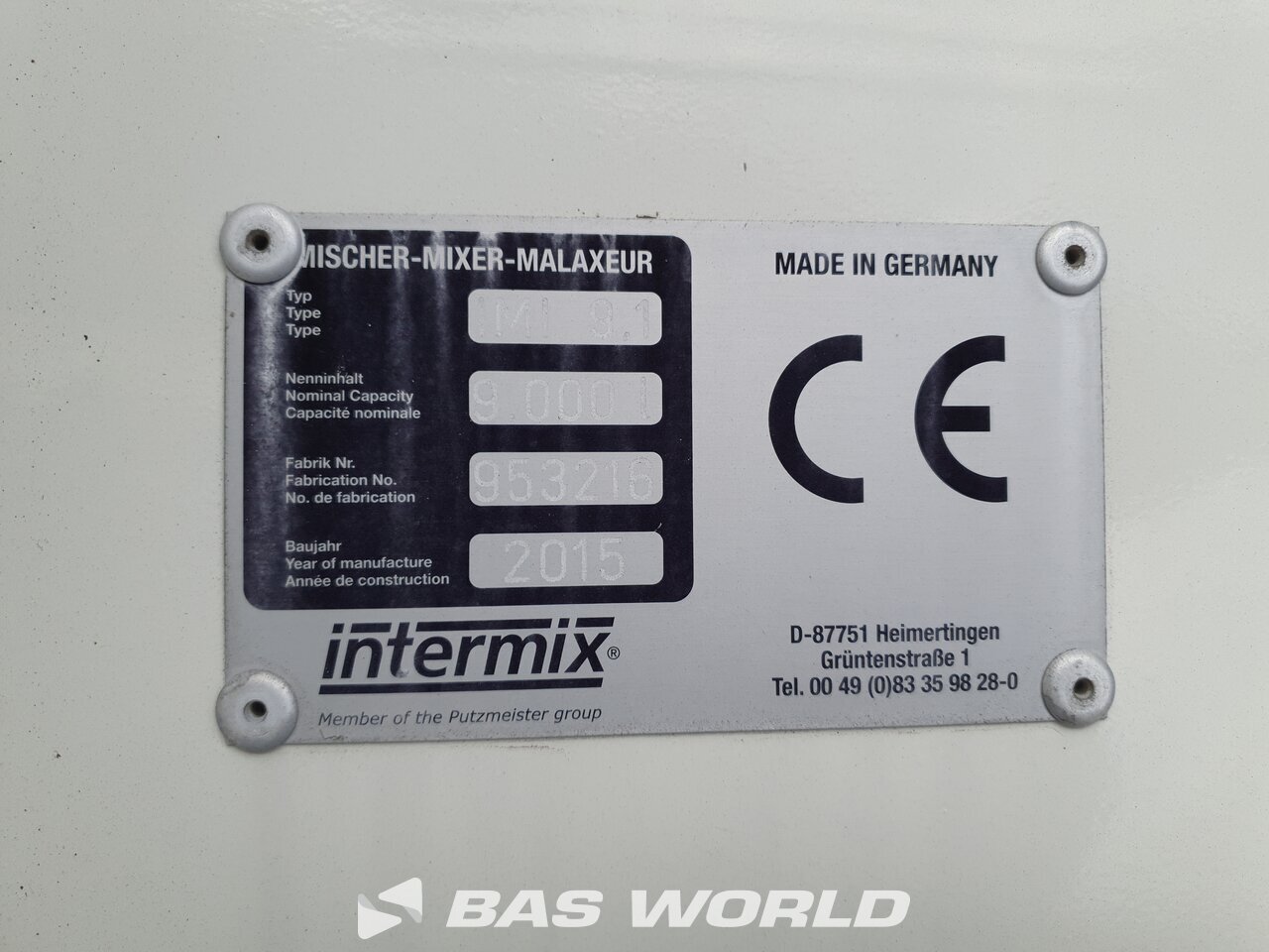 Other : MAN TGS 32.400 8X4 Intermix Camion malaxeur béton