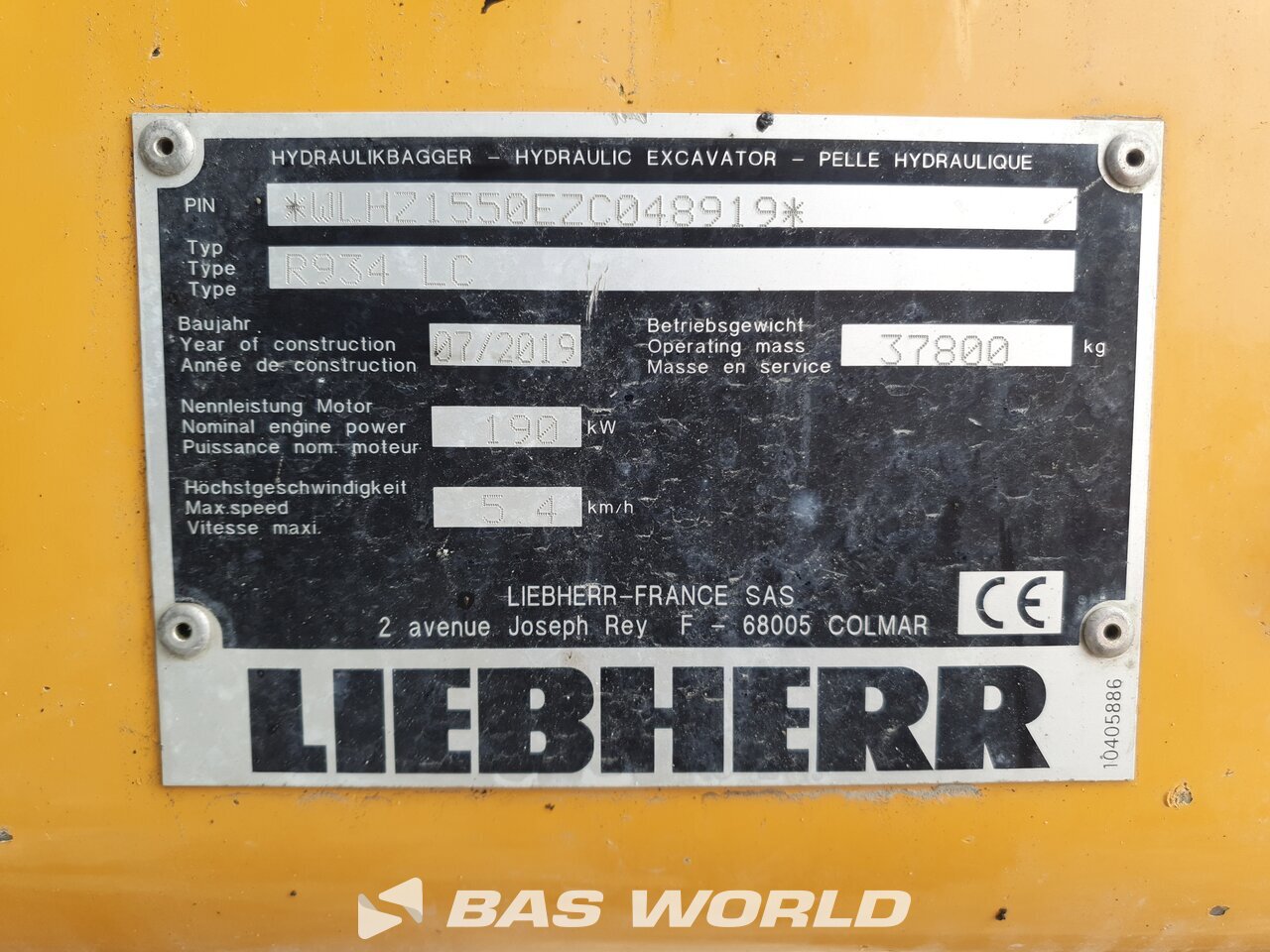 Other : Liebherr R934 LC Pelle sur chenilles