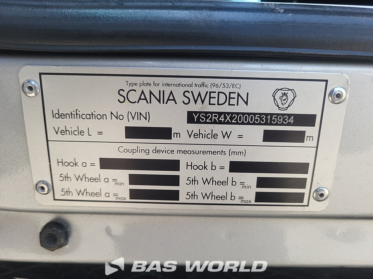 Other : Scania R480 4X2 Tracteur routier