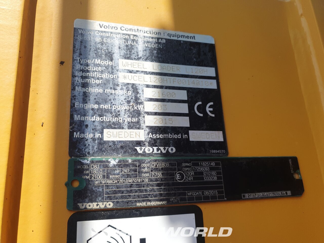 Other : Volvo L120 H Chargeuse sur pneus
