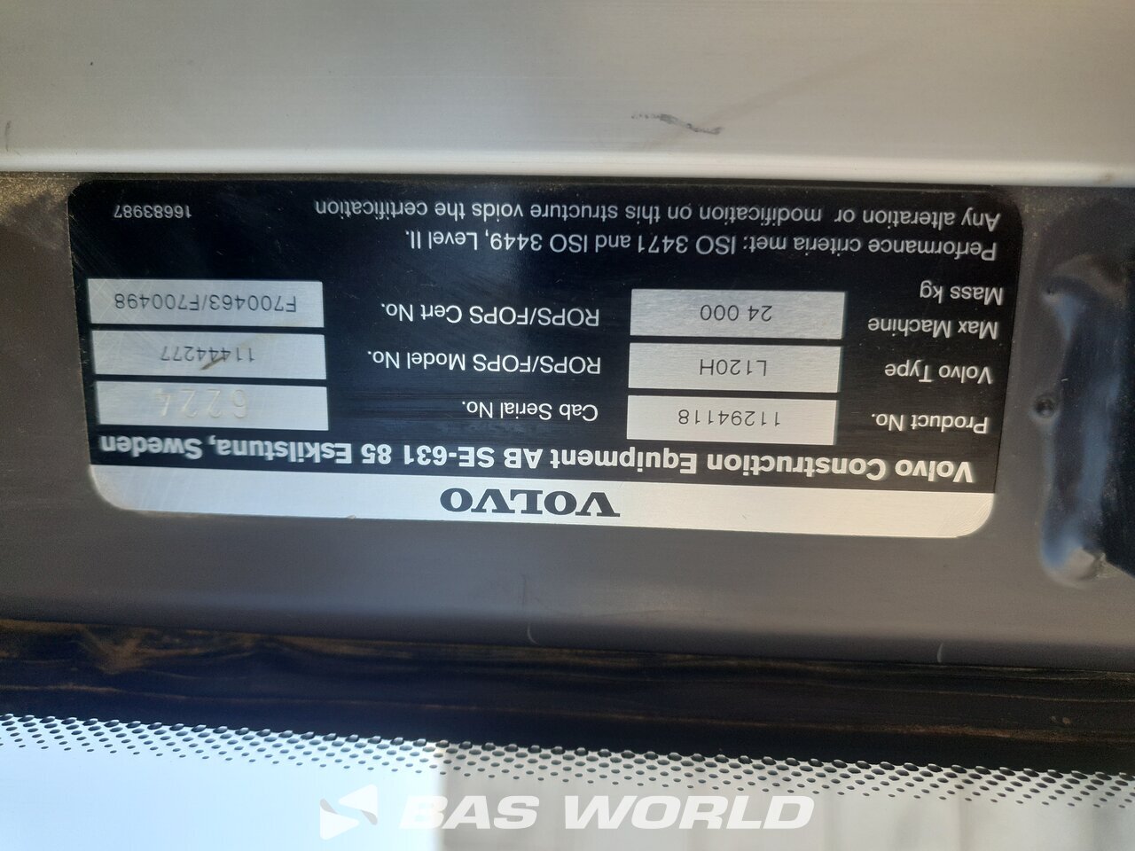 Other : Volvo L120 H Chargeuse sur pneus