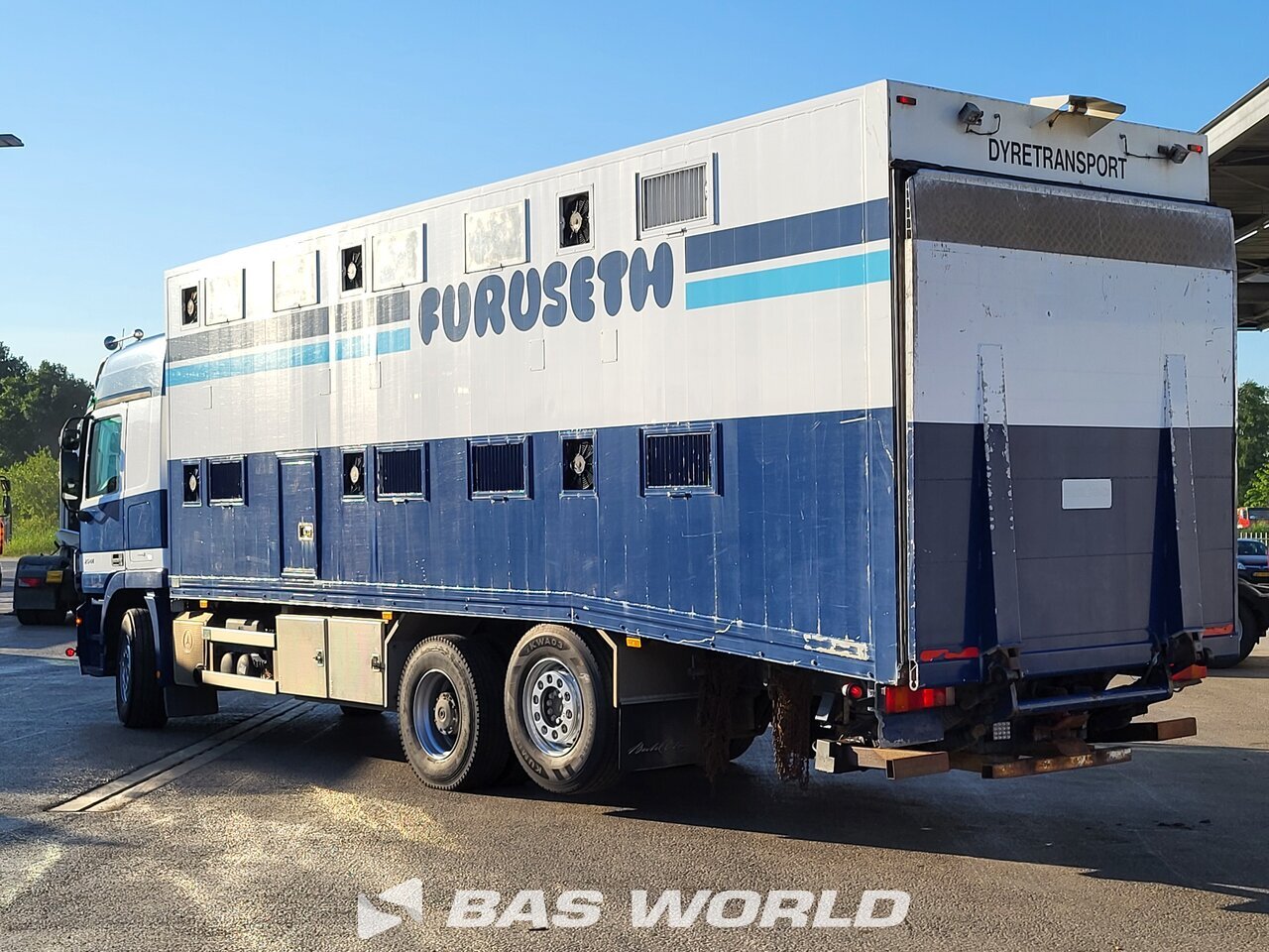 Other : Mercedes Actros 2541 6X2 Hillevag Mek. Verksted AS Transport bestiaux