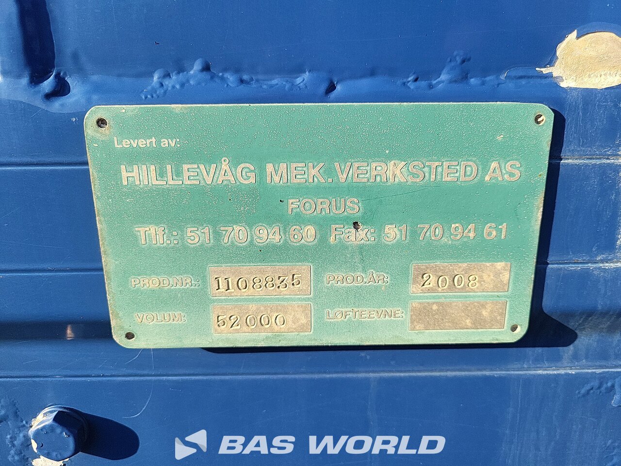 Other : Mercedes Actros 2541 6X2 Hillevag Mek. Verksted AS Transport bestiaux
