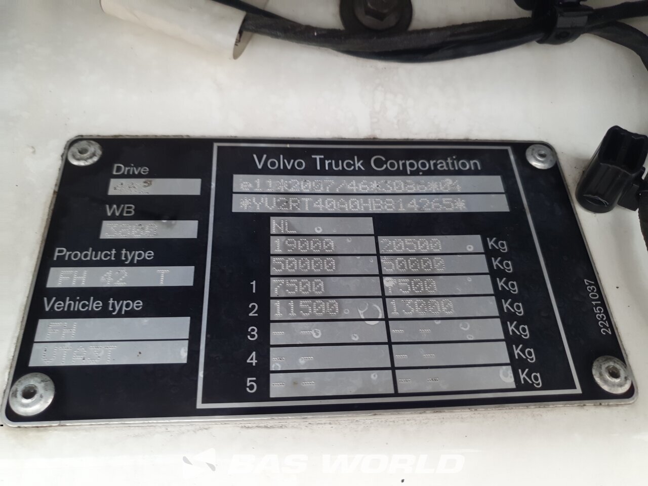 Other : Volvo FH 500 4X2 Tracteur routier