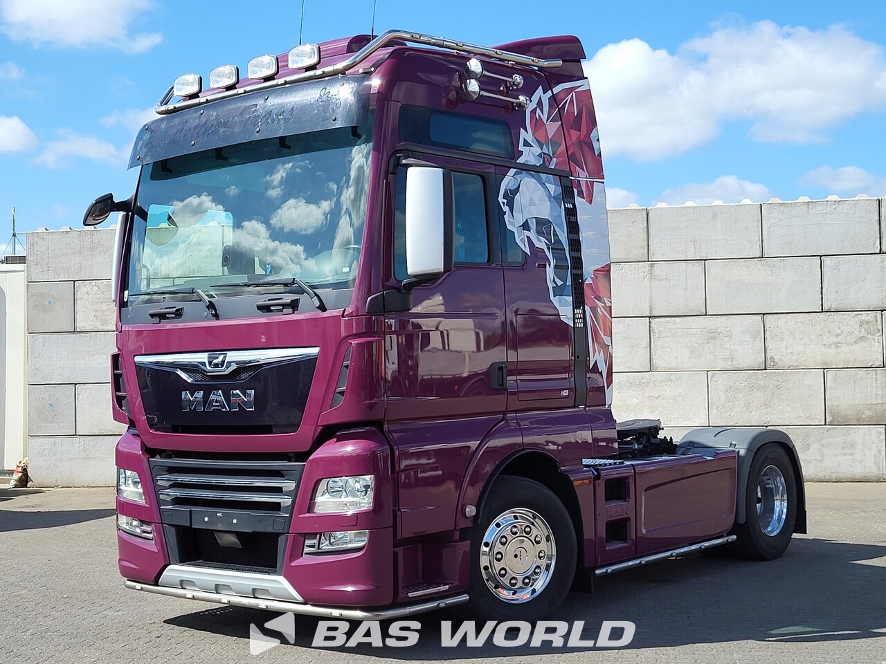 Front left : MAN TGX 18.580 4X2 Tracteur routier