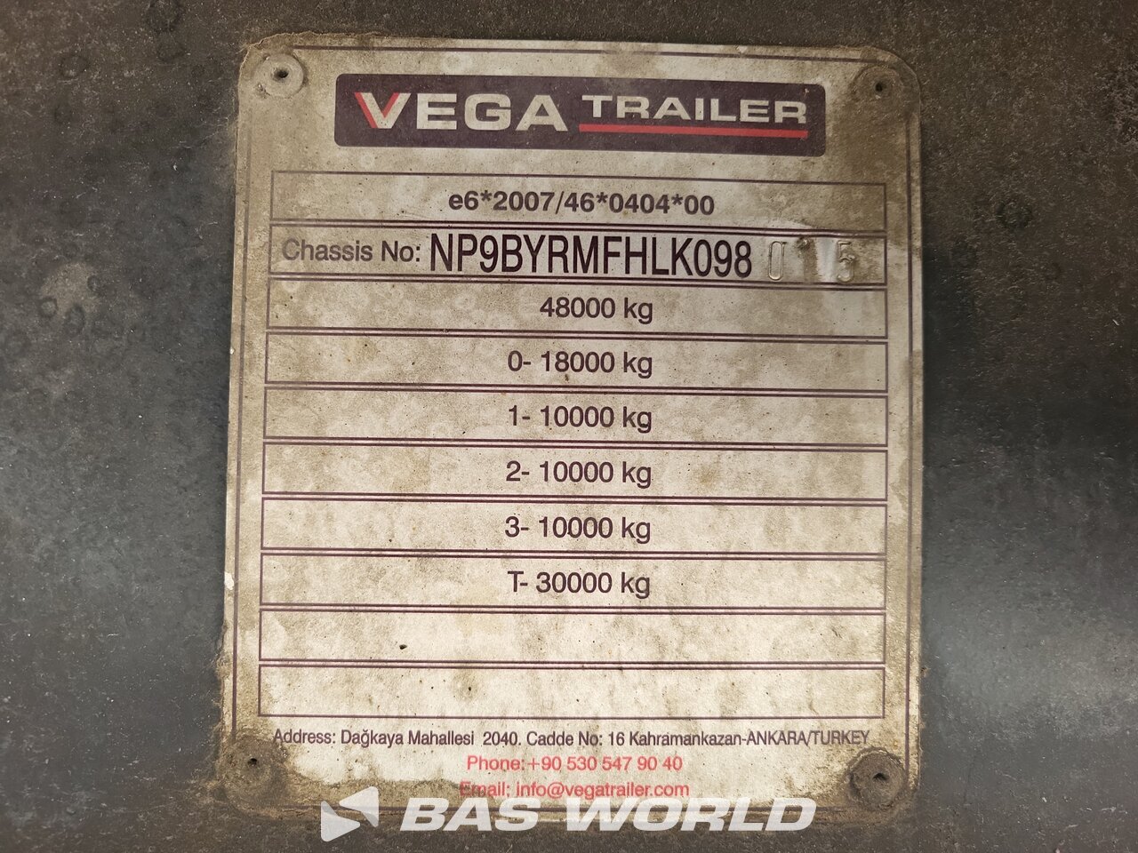 Other : Vega Semi-remorques porte engins