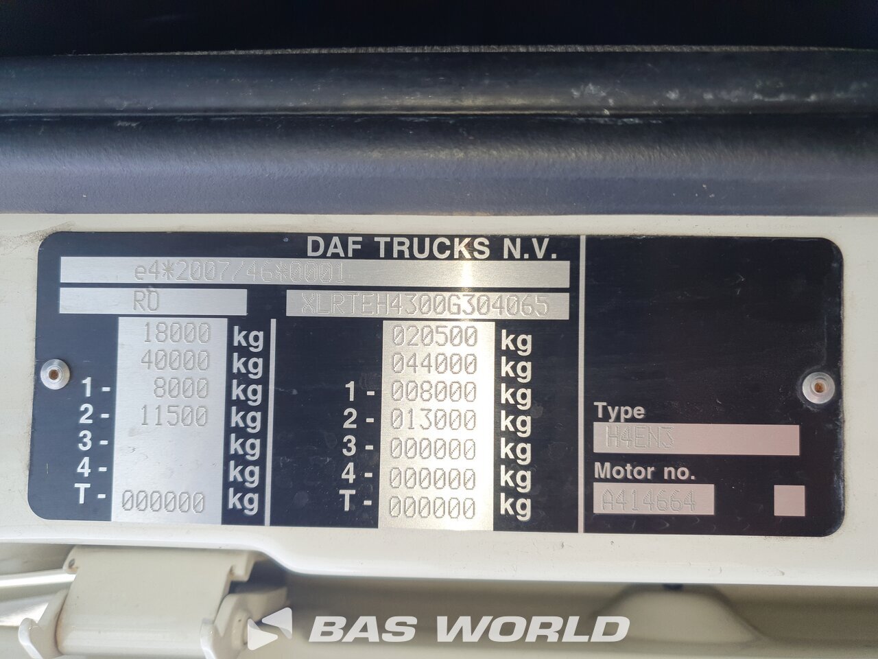 Other : DAF XF 480 4X2 Tracteur routier