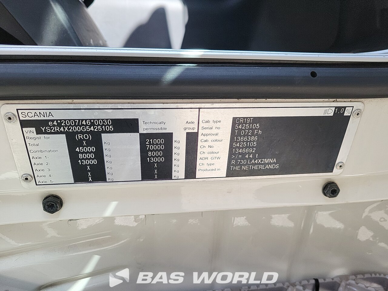 Other : Scania R730 4X2 Tracteur routier