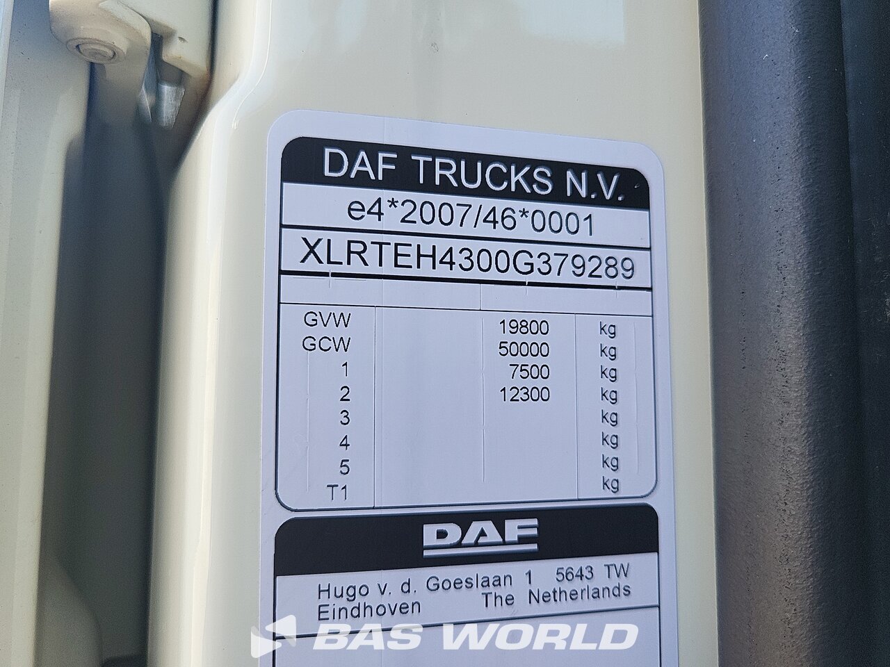 Other : DAF XF 480 4X2 Tracteur routier
