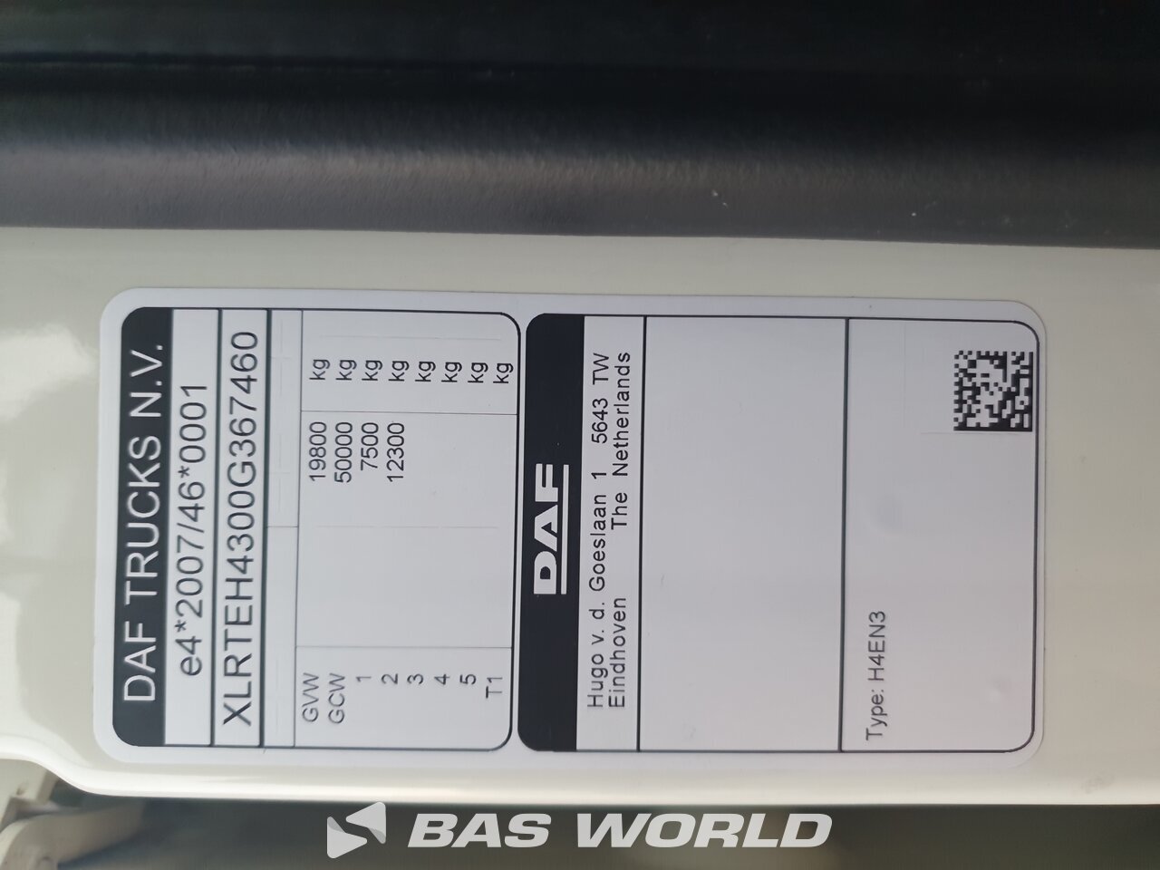 Other : DAF XF 480 4X2 Tracteur routier