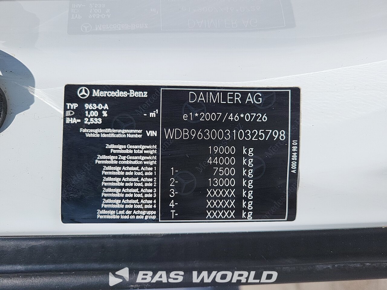 Other : Mercedes Actros 1842 4X2 Trouillet Camion à Caisse Mobile