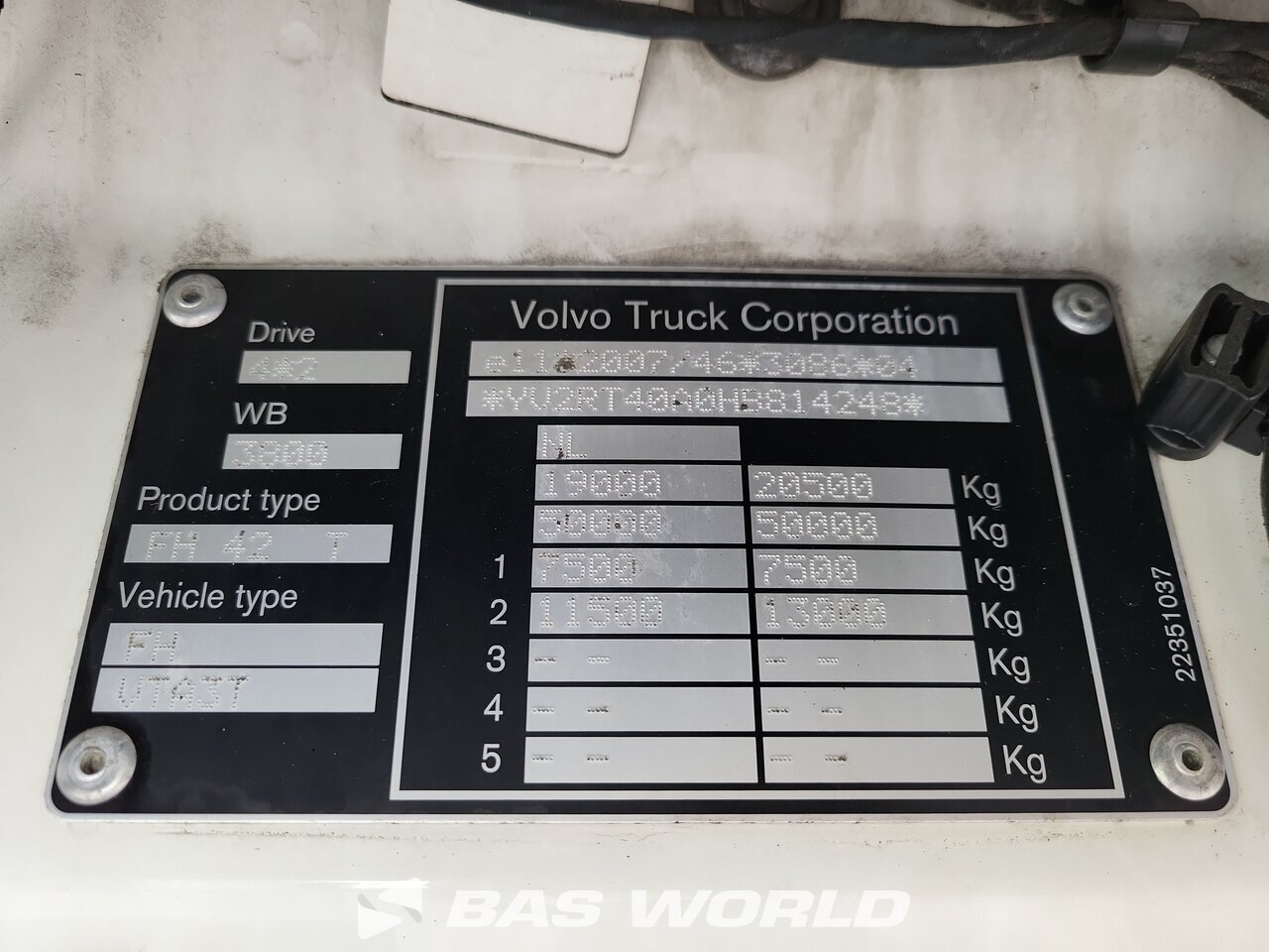Other : Volvo FH 500 4X2 Tracteur routier