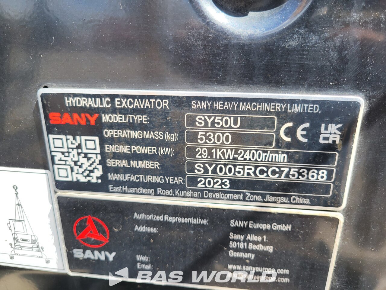Other : Sany SY50 U Mini pelle <10t
