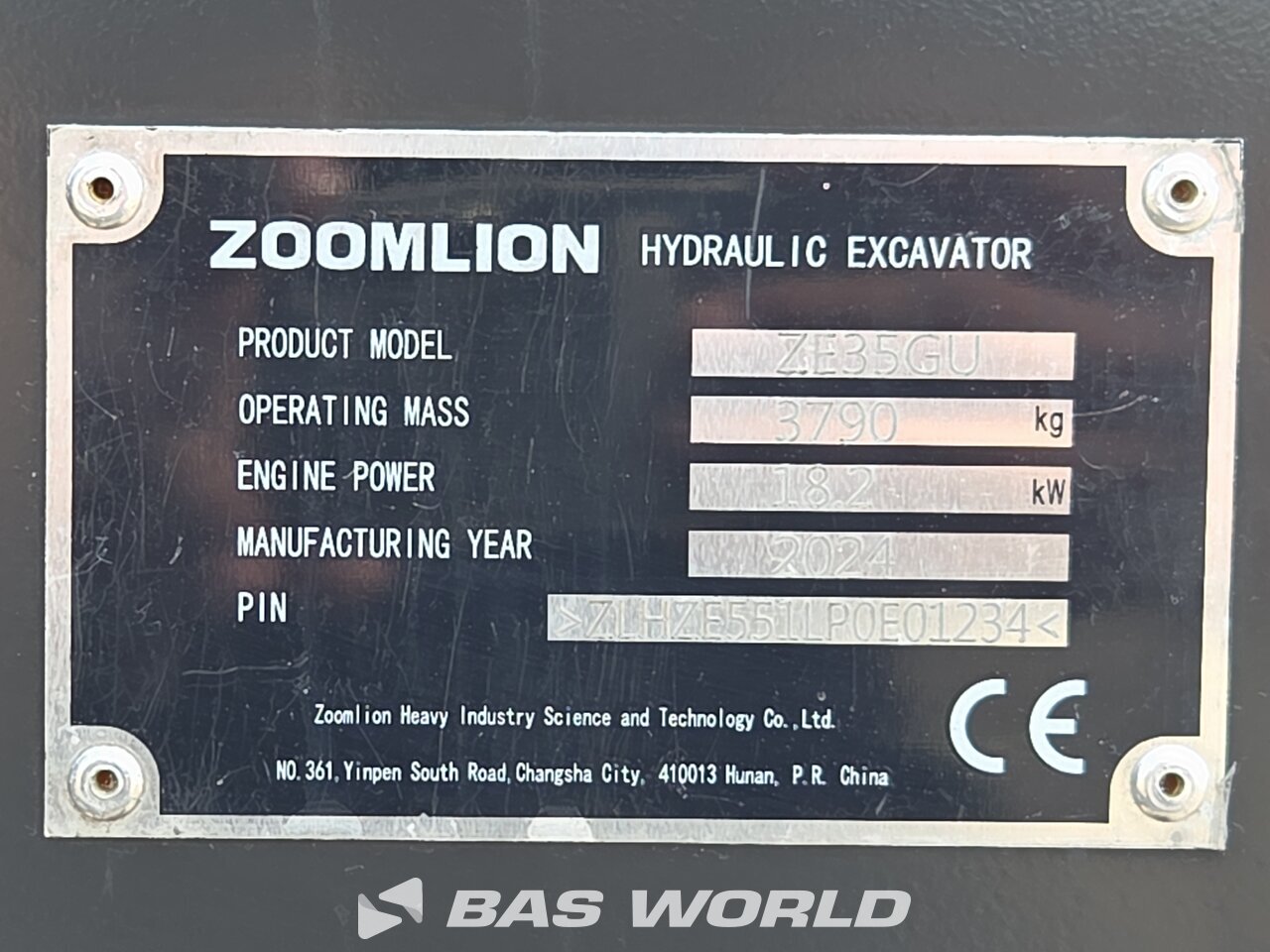 Other : Zoomlion ZE35 GU Mini excavator <10t