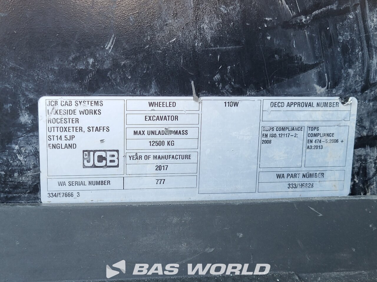 Other : JCB HD110W T4F Pelle sur pneus