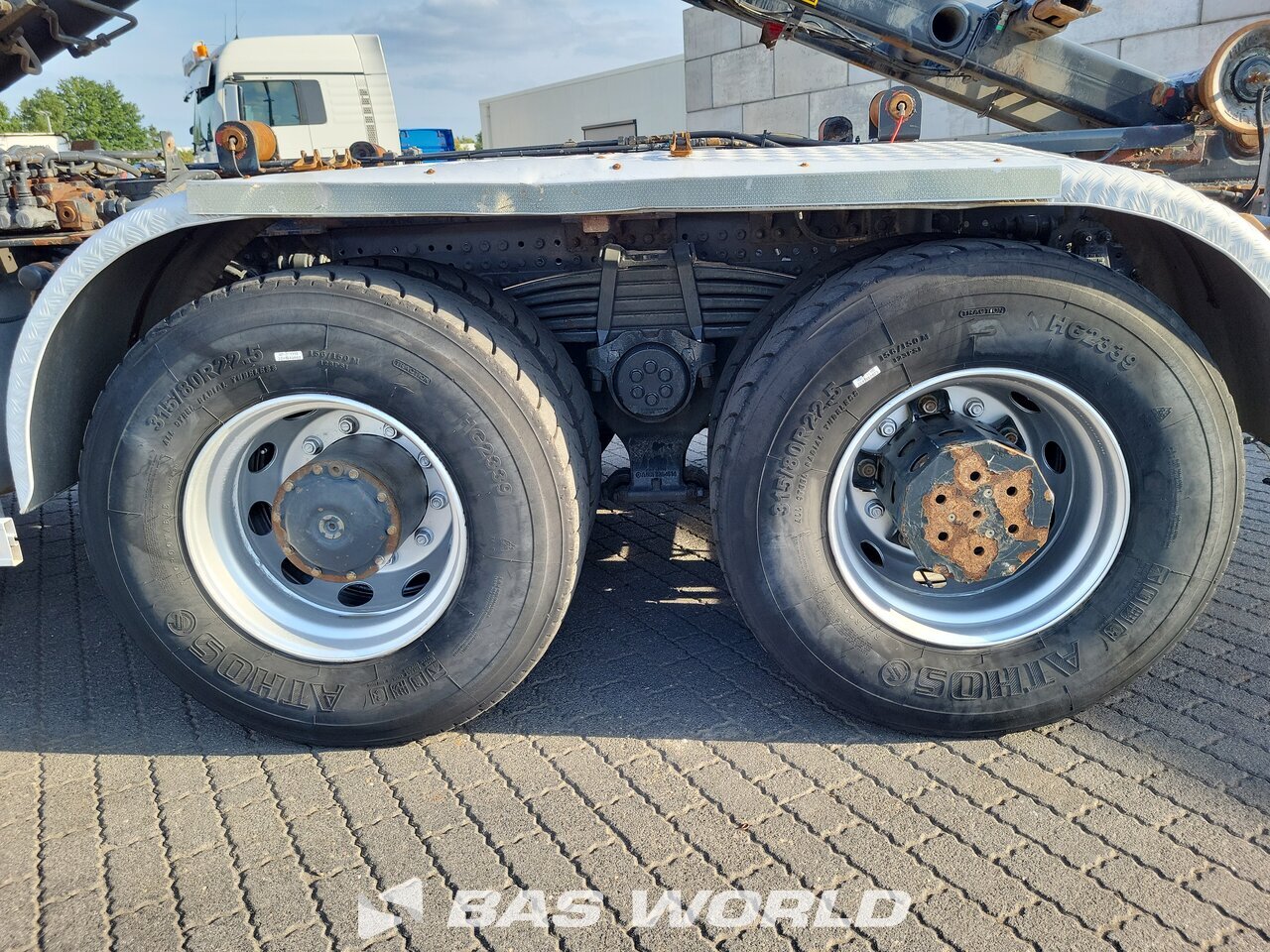 Crane Rotator : Mercedes Arocs 4145 haakarm vrachtwagen