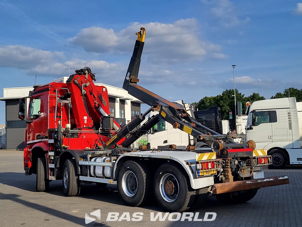 Cooling engine : Mercedes Arocs 4145 haakarm vrachtwagen