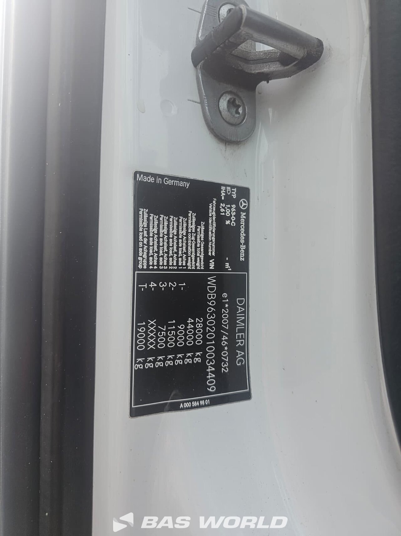 Other : Mercedes Antos 2836 Camion citerne