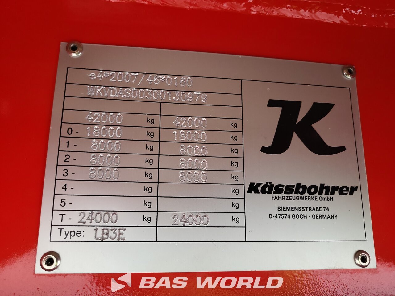 Other : Kässbohrer Dieplader oplegger