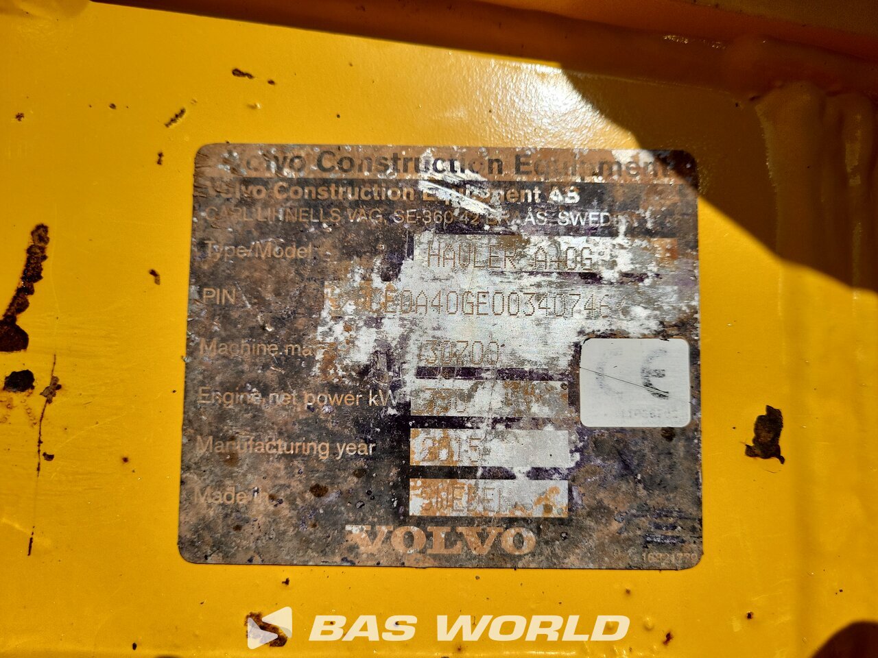 Other : Volvo A40 G Dump truck