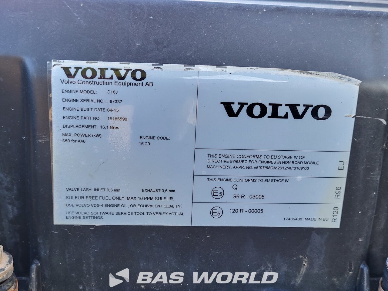 Other : Volvo A40 G Dump truck