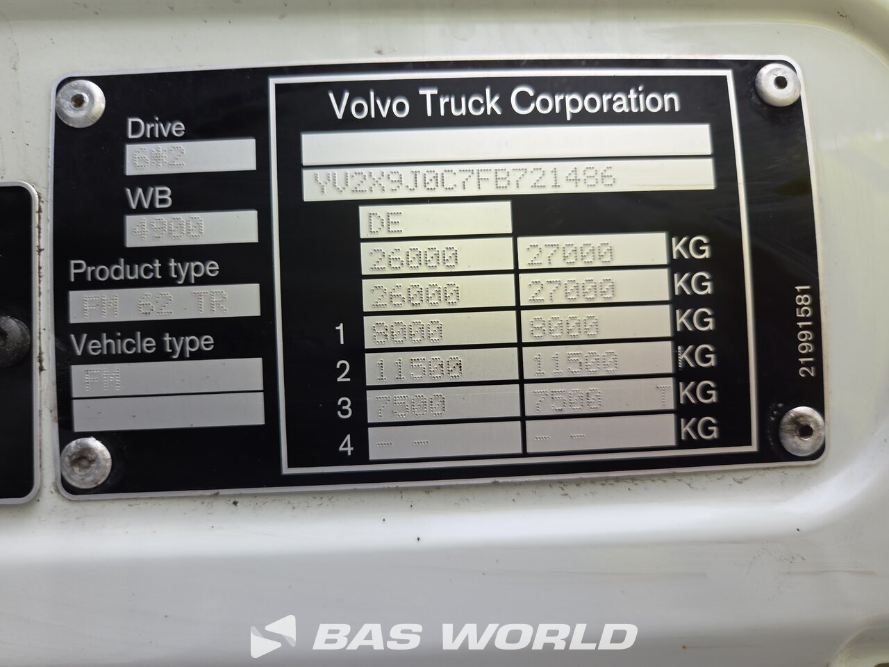 Other : Volvo FM 330 umpikori kuorma-auto