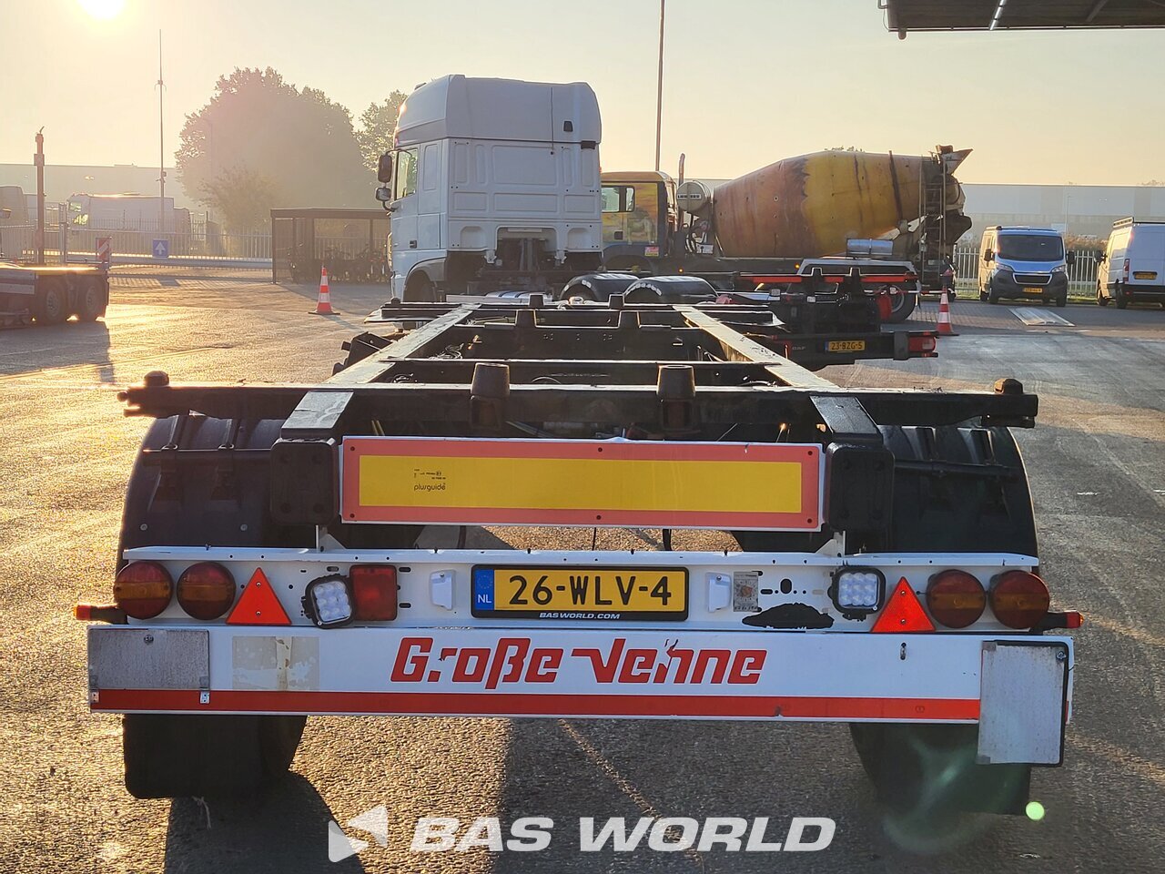 Other : Krone Прицеп контейнерное шасси