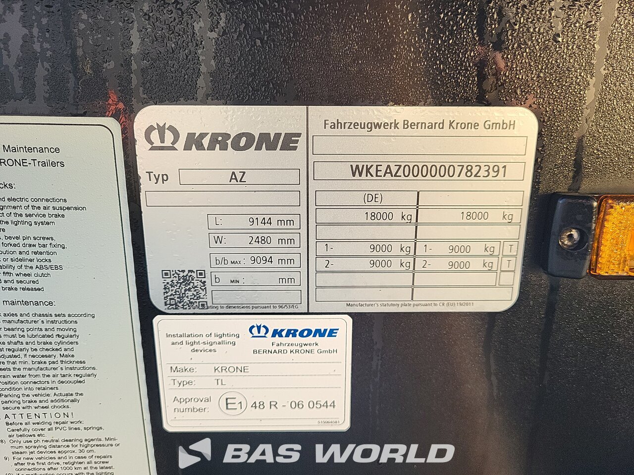 Other : Krone Прицеп контейнерное шасси