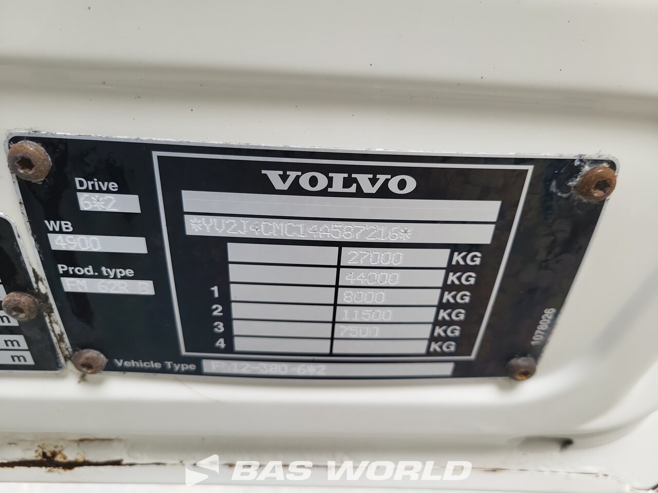 Other : Volvo FM 380 Резервоар камион