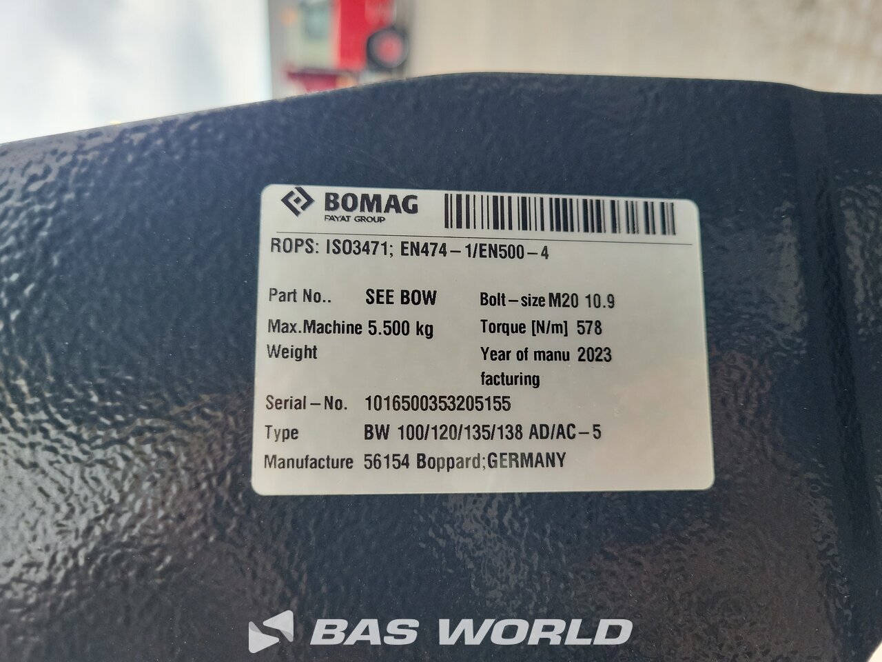 Other : Bomag BW100 ADe-5 مدحلة ثنائية الاسطوانة