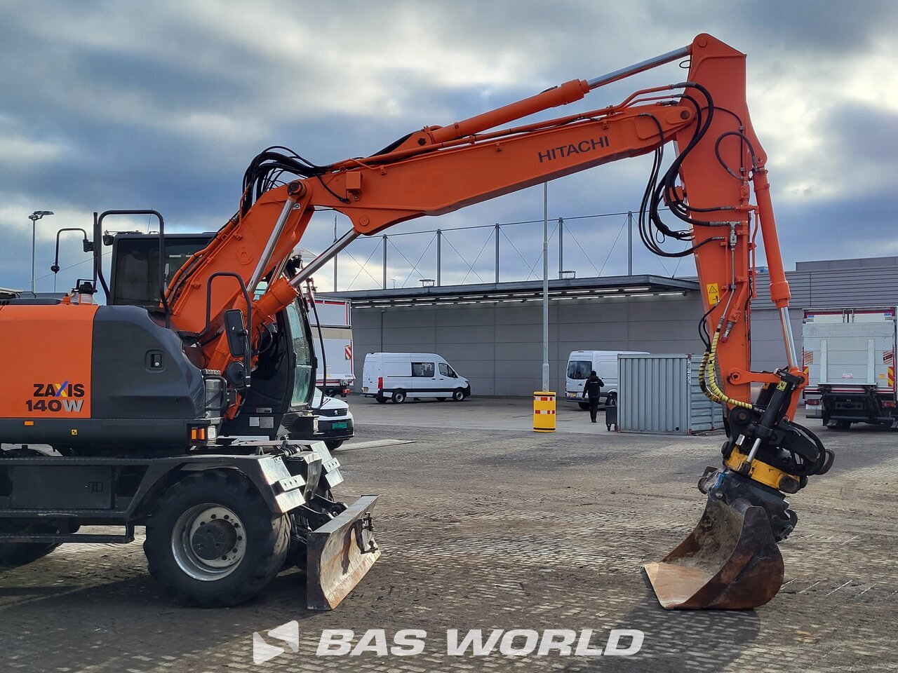 Hitachi ZX140W -5B Wheeled excavator - BAS World