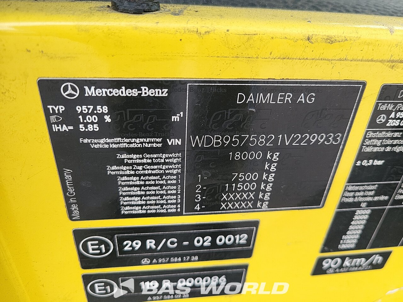 Other : Mercedes Econic 1828 Влекач