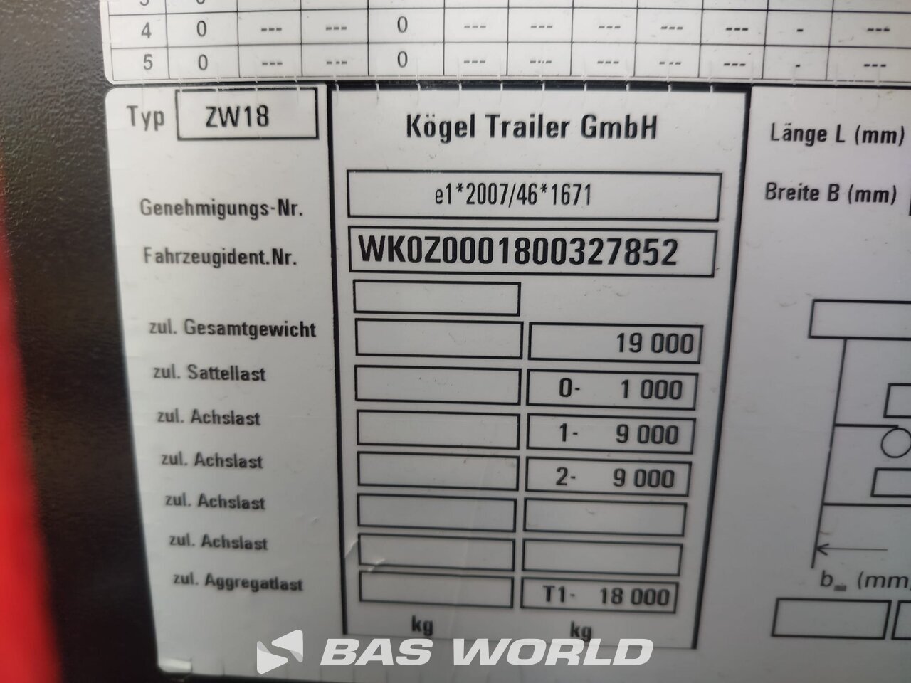 Other : Kögel Veksellade anhænger