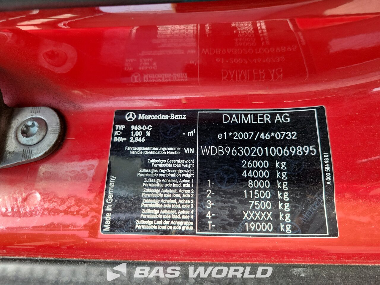 Other : Mercedes Antos 2533 Ciężarówki Z Nadwoziem Wymiennym